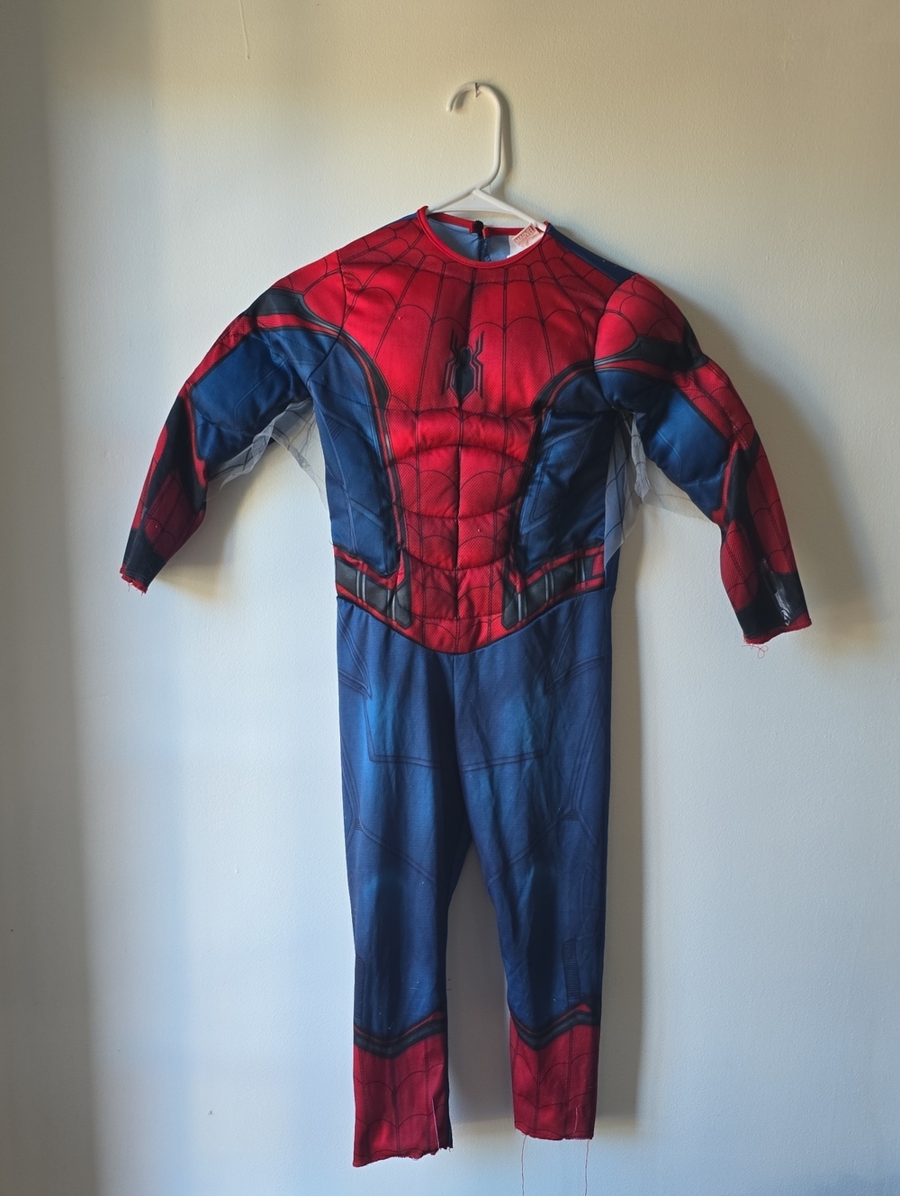 Marvel Red and Blue Spider-Man Muscle Chest Kids Costume